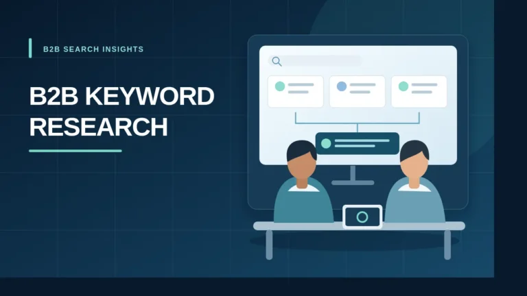 B2B Keyword Research: Find Searches That Drive Pipeline